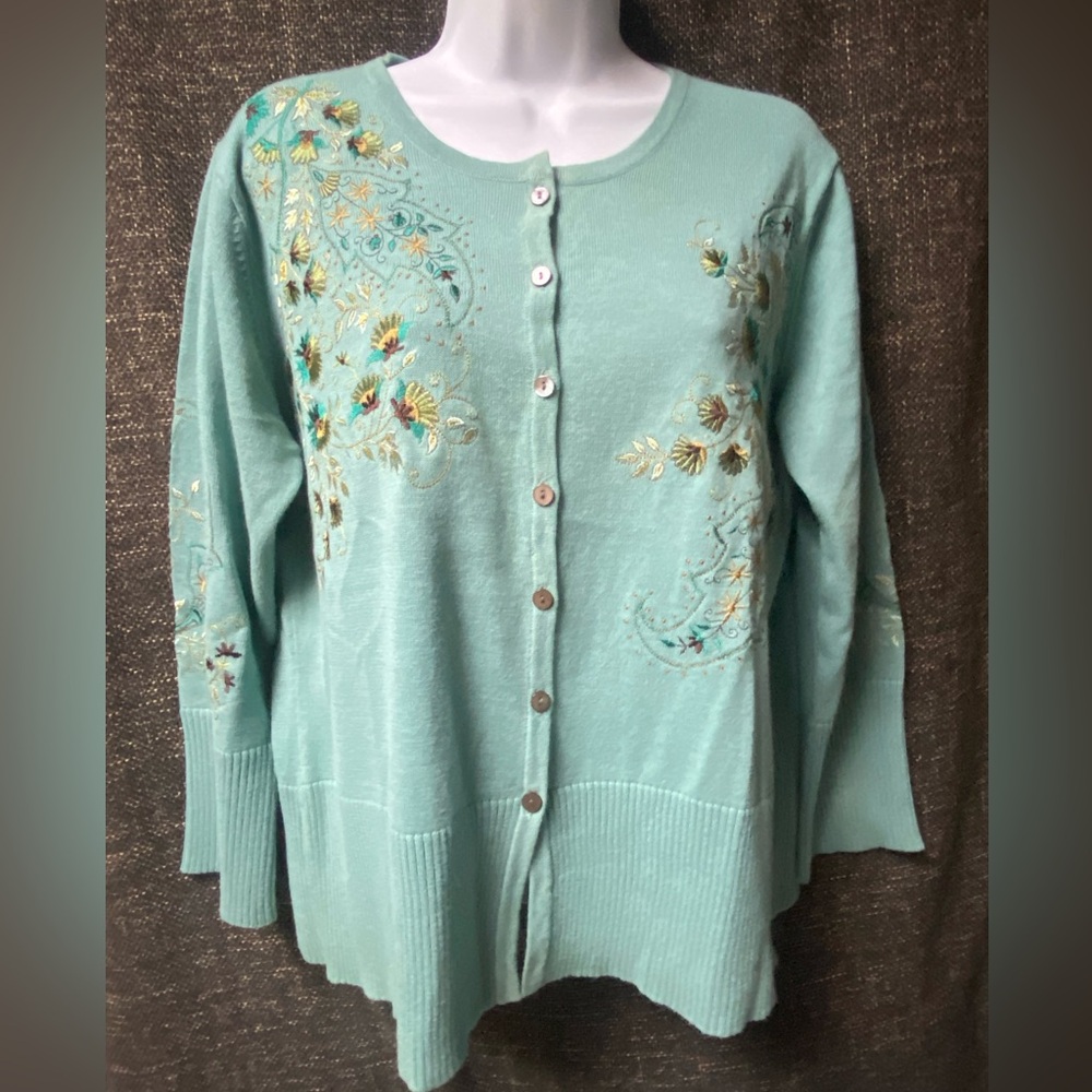 Susan Bristol Button Cardigan Sweater
